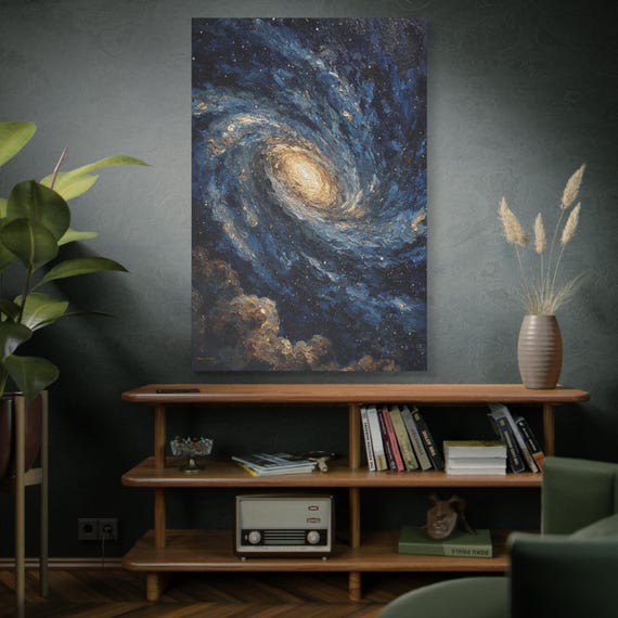 Eye of the Cosmos, Canvas Wall Art, Space Decor, Cosmos Artwork, Stunning Galaxy Print for Home or Office, Perfect Gift for Astronomers