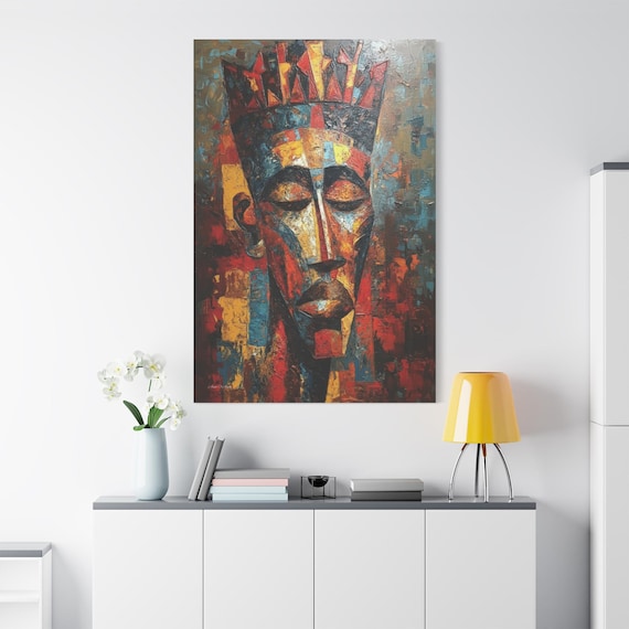 Mosaic of a Monarch: Textured African Art