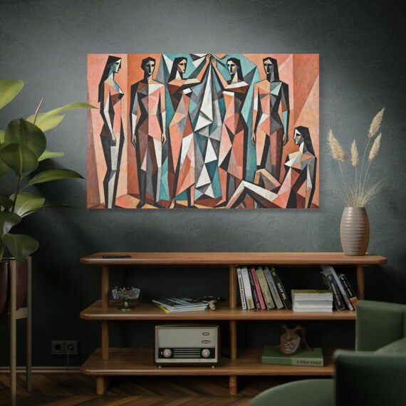 Abstract Geometric Canvas Print: Modern Wall Art Décor