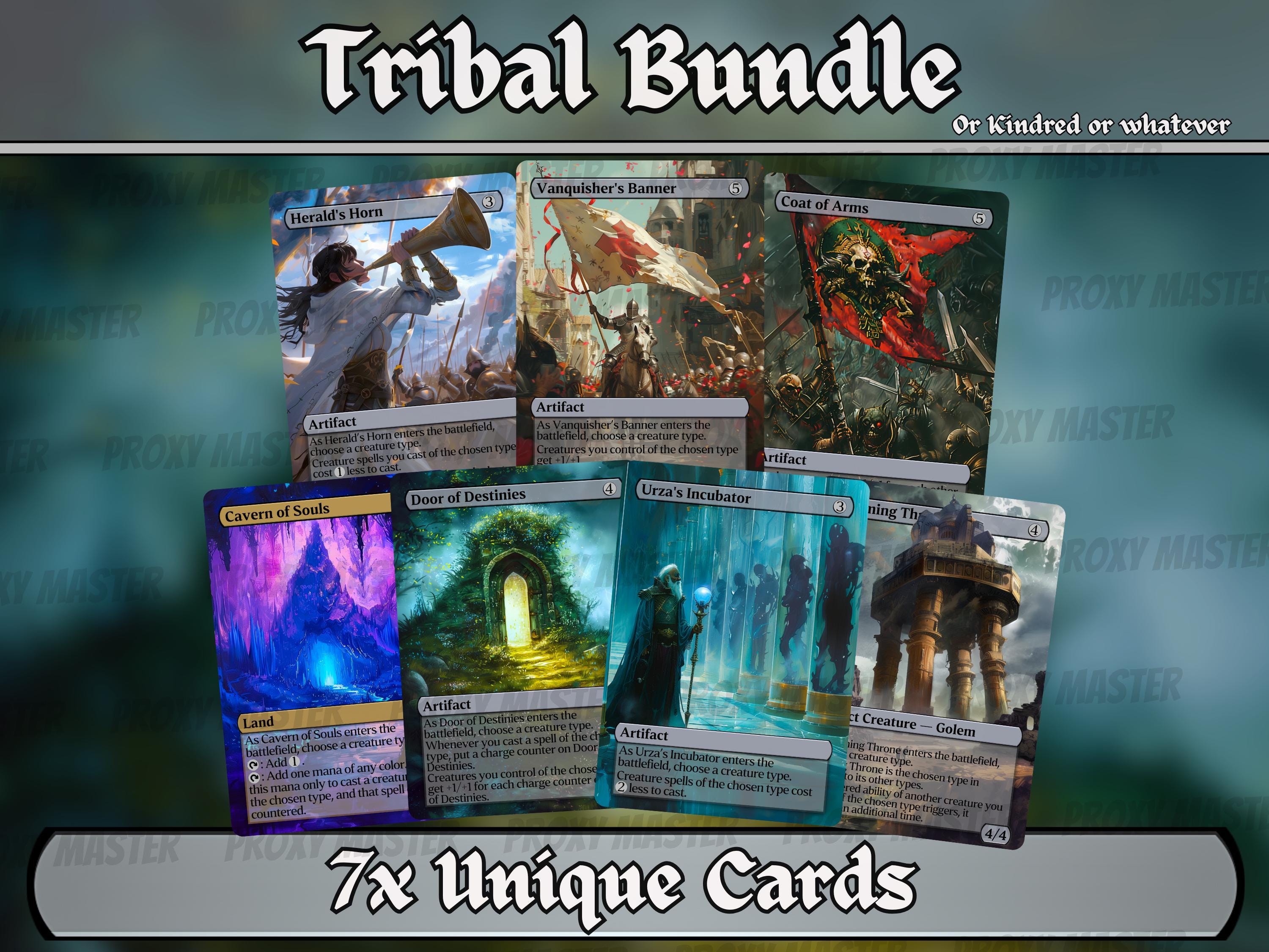 Tribal Bundle (kindred - Typal) - Set of 7 Proxy Cards - Unique Full-art  Custom Magic Proxies - High Quality Cards for Your Favorite Decks! - Etsy