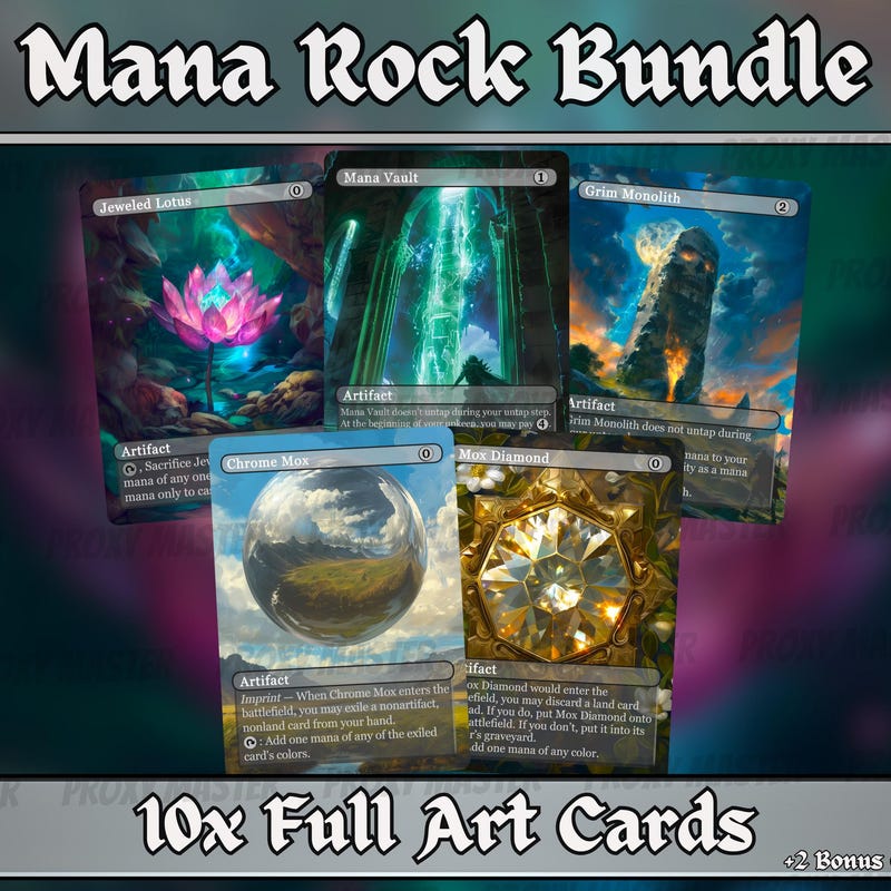Mana Rocks Proxies Mtg - Etsy