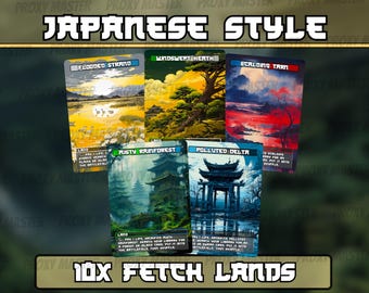 【統率者戦・EDH用】フェッチランド10枚セット フェッチランド セット #2 - フルアート - 統率者戦 Edh/cEDH 用 MTG