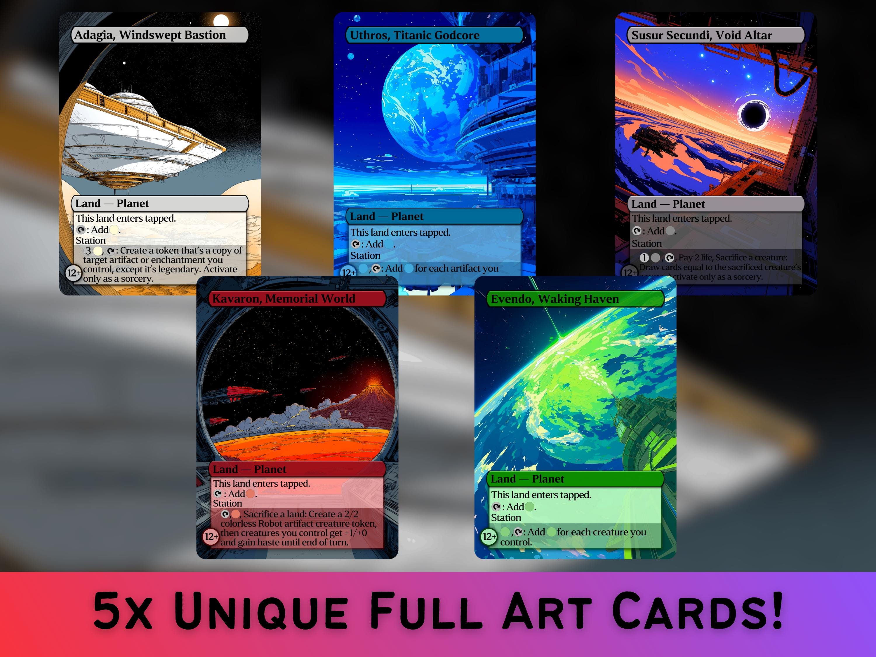 station cards mtg Magic: The Gathering 2025 Land (400 Basic Land Cards) : Toys & Games Get 80 of each land type with 15 unique art variants spanning the Multiverse Spacecraft Magic the Gathering Deck