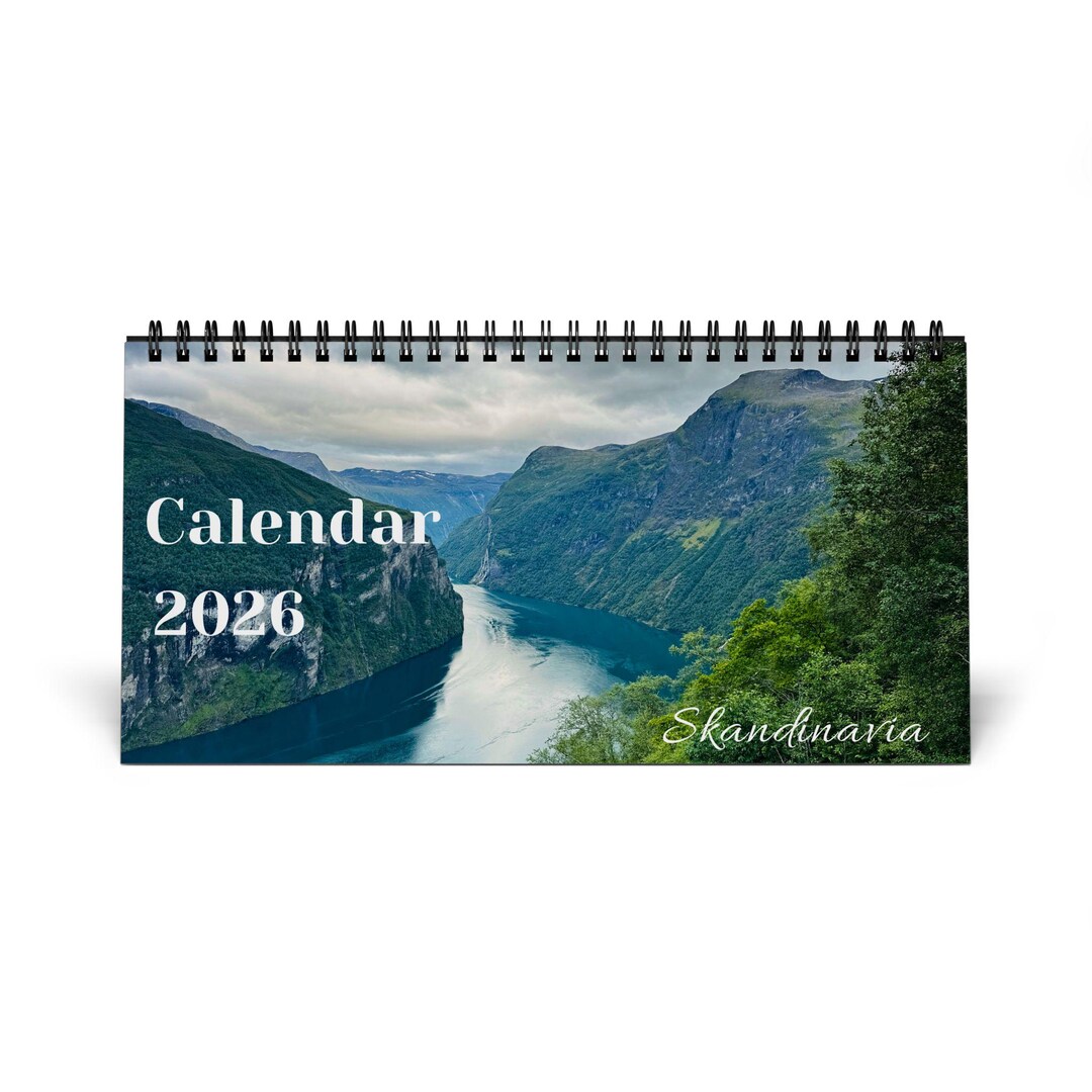 Desk Scandinavia Calendar 2026 | Minimalist Home Office Decor ...