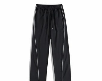 Pantalones deportivos NORTHVAULT, pantalones minimalistas de pierna ancha, pantalones de chándal de mezcla de poliéster.