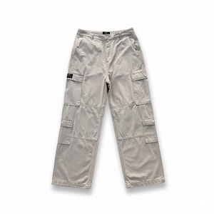 Corteiz Beige Cargobyxor, Minimalistiska Streetwearbyxor, Y2K Utilitybyxor, Raka Taktiska Byxor bild 1