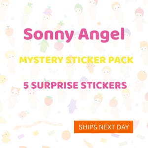 Sonny Angel Mystery Sticker Pack – 5 Surprise Stickers – Kawaii Cute Collectible