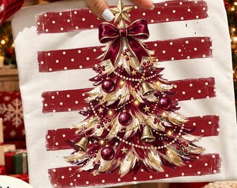 Christmas Tree PNG, Christmas Tree Clipart, Christmas PNG,  Elegant Holiday Graphics, Christmas Tree Sublimation, Christmas Shirt Design