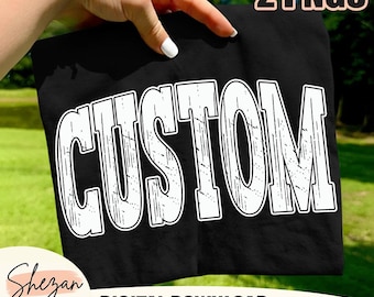 PNG personalizado, PNG deportivo personalizado, PNG de mascota de instituto personalizada, PNG con nombre de equipo personalizado, PNG de espíritu escolar personalizado