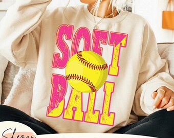 Softball PNG, Retro Softball PNG, Game Day Softball png,  Trendy Softball Shirt Design,  Softball Sublimation Design,Pink Blue Baseball Mama