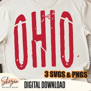 Ohio SVG,Distressed Text Ohio svg for cricut,Ohio Football png,Ohio state shirt png,usa state png,Ohio state gifts,Ohio pride png