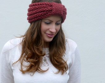 Knitting pattern - chunky knitted headbands instant PDF download