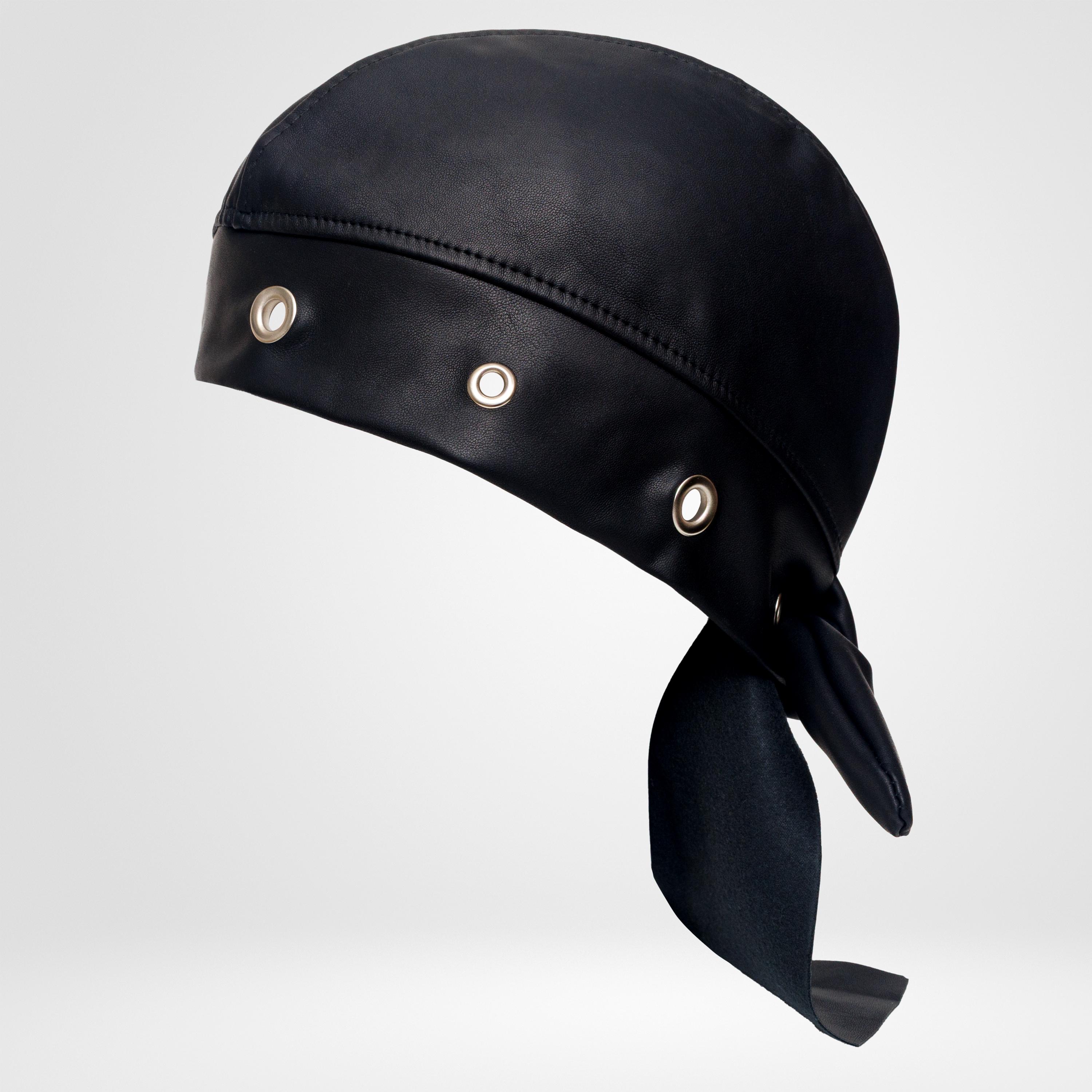 Biker Skull Cap Beanie - Black Gothic Motorcycle Helmet Liner Hat For Men & Women - View #3