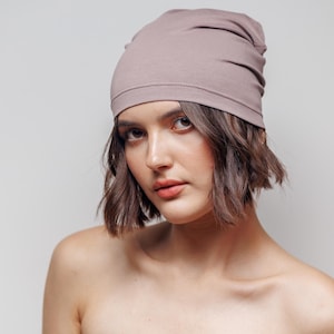 Beanie cotton hat. Slouchy Beanie caps. Size S-M.