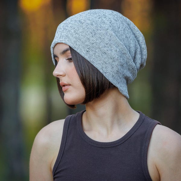 Gorro holgado extragrande / Gorro de punto ligero, ultrafino y transpirable Tallas L-XXL