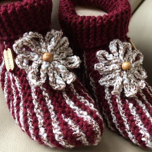 Knitted Socks.Hand Knitted Slippers.Handmade Socks for Women&#39;s.Warm Knitted Home Socks.Unisex Knitted Slippers.Hand Knitted Slippers.