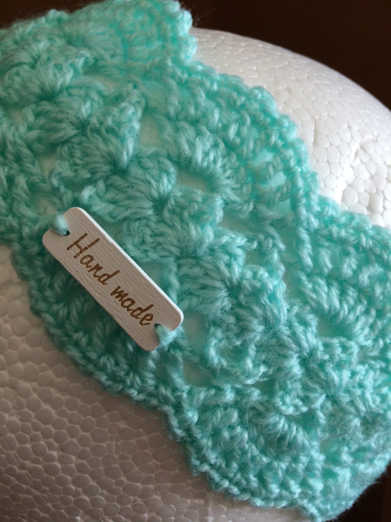 Crochet Headband.Boho Headwrap.Handmade Ear Warmer.Crochet Hairband.Crochet Headwear.Handmade Crochet Headband.Knit Women's Accessory. image 10