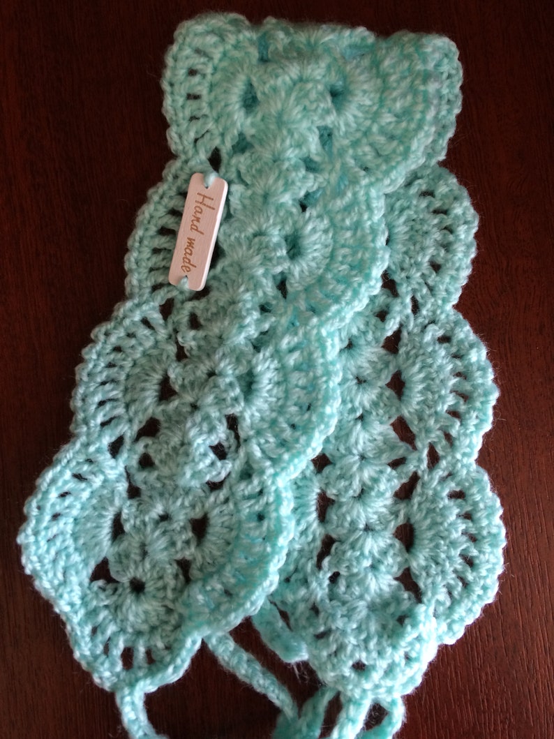 Crochet Headband.Boho Headwrap.Handmade Ear Warmer.Crochet Hairband.Crochet Headwear.Handmade Crochet Headband.Knit Women's Accessory. image 5