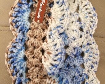 Crochet Headband.Boho Headwrap.Handmade Ear Warmer.Crochet Hairband.Crochet Headwear.Handmade Crochet Headband.Knit Women's Accessory.