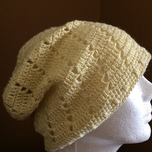 Crochet Hat.Crochet Summer Hat.Knitted Autumn Hat.Crochet Slouchy Beanie Boho Hat.Knitted Hat.Handmade Women's Beanie Hat.Cotton Knit Hat.