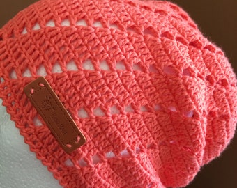 Crochet Hat.Crochet Summer Hat.Crochet Slouchy Beanie Boho Hat.Knitted Beach Hat for Lady.Handmade Women's Beanie Hat.Knitted Summer Hat.