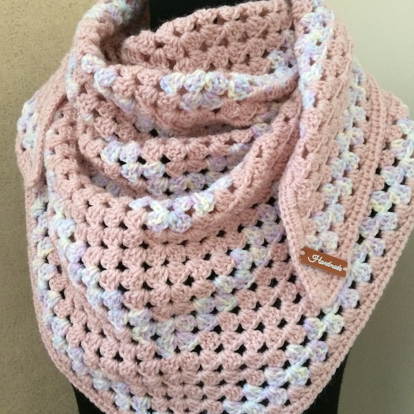 knitted shoulder wrap shawl