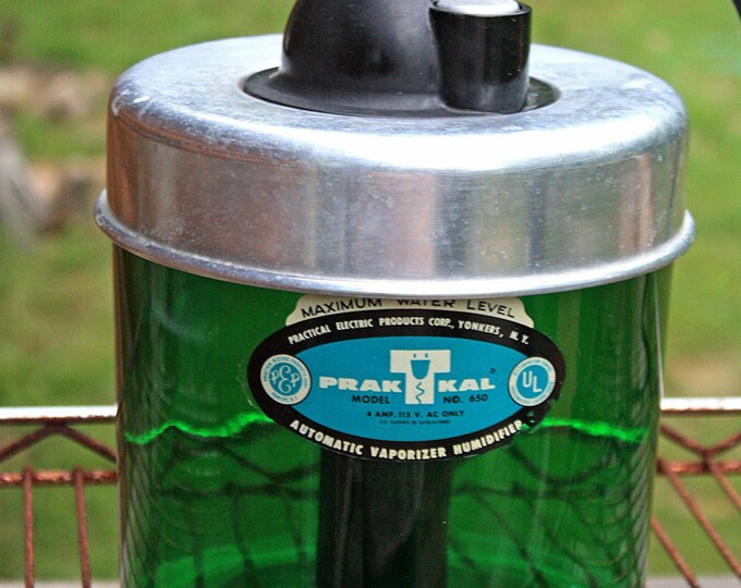 Vintage 1940s 1950s Glass Humidifier Prak T Kal Automatic Vaporizer No ...