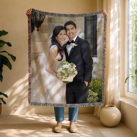 Custom Woven Blanket: Send Your Photo to Remember On a Cherished New Heirloom