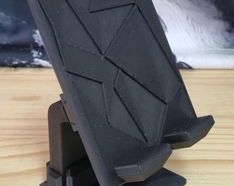 Suporte minimalista para celular impresso em 3D – Suporte de mesa para smartphones