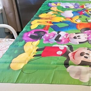 Pancarta de tela de Mickey Mouse de Disney para fiesta en la Casa Club. imagen 2