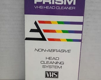 Cassette del sistema de limpieza de cabezales VHS Prism