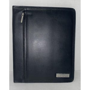 Good Sam Elite Member Black Leather Note Pad Port Folio Notebook Cover Book