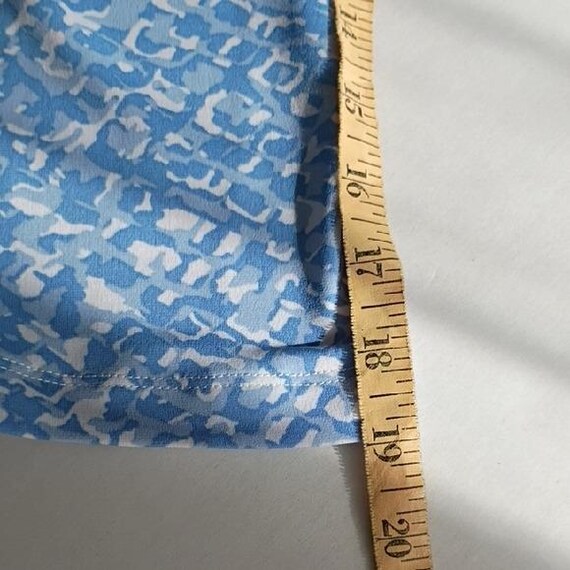 Ruby Rd. Light Blue Patterned Blouse Long Sleeve … - image 15