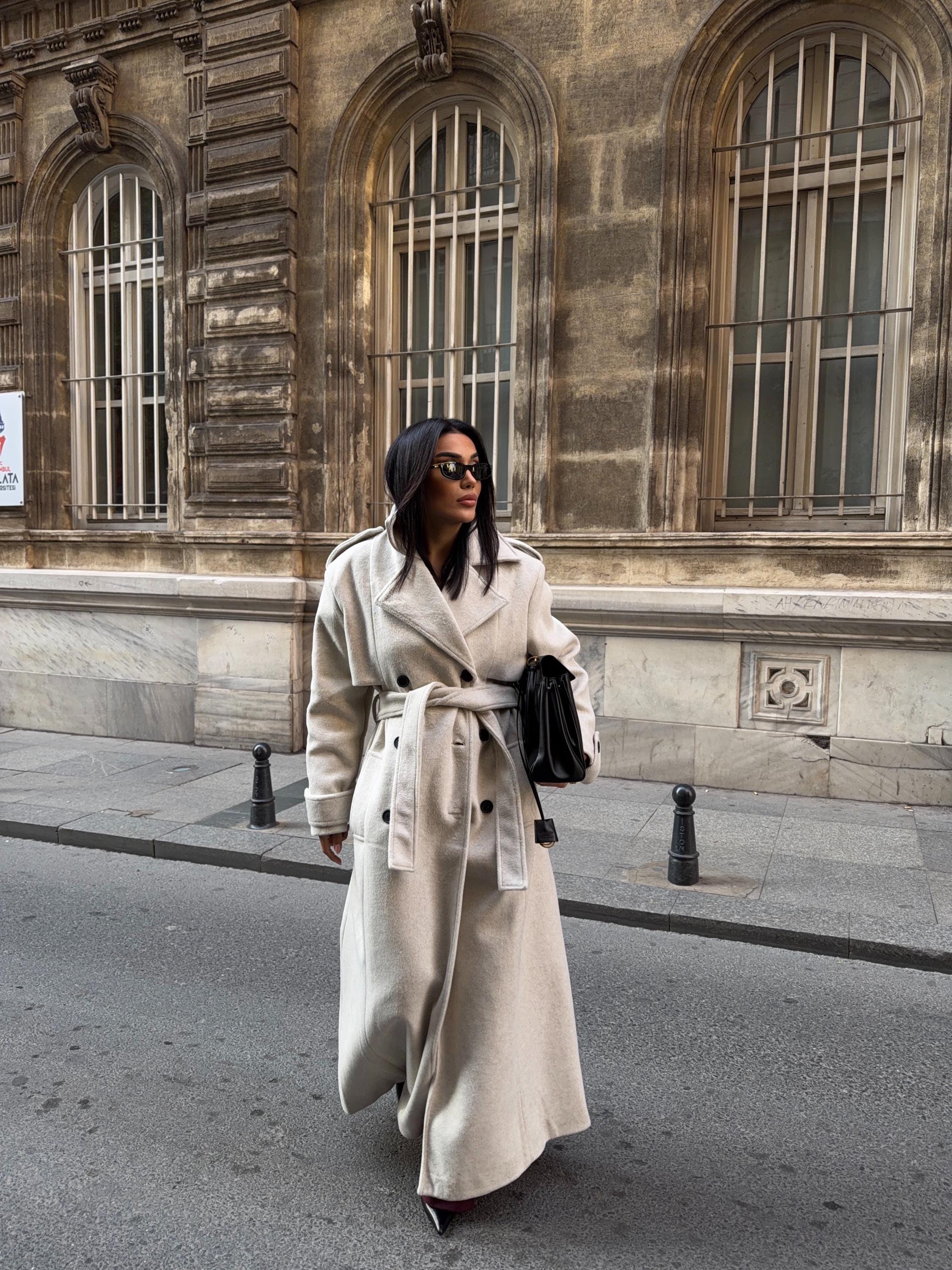 Stone Wool Coat - Etsy Canada