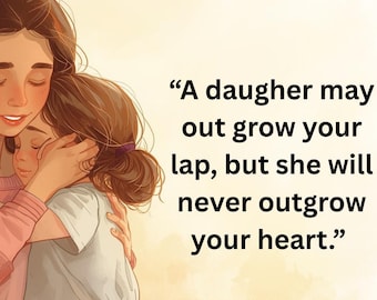 Frase de madre e hija: Arte mural inspirador (imprimible)