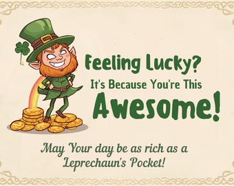 Tarjeta divertida del Día de San Patricio