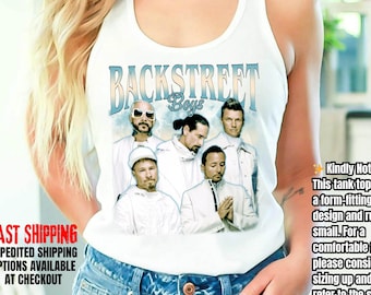 Vintage Backstreet Boys Tank Top, Into The Millennium Las Vegas 2026 Tank Tee, Las Vegas Residency Merch, 90s Music Lover Gift