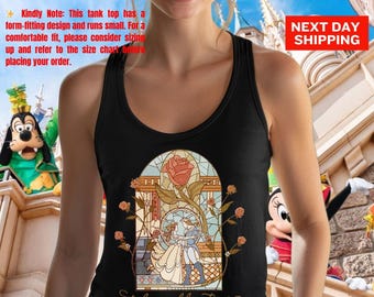 Camiseta sin mangas de Disney Tale as Old as Time, camiseta sin mangas de Disney Bella, camiseta sin mangas de La Bella y la Bestia, camiseta sin mangas de Bella Bella, camiseta sin mangas de Princesas Disney