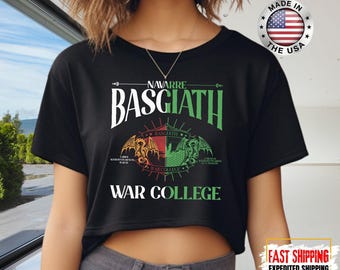 Fourth Wing Crop Top, Basgiath War College Crop Tee, Bookish Crop Tops, Xaden Riorson, Gifts For Readers, Book Lovers Tee