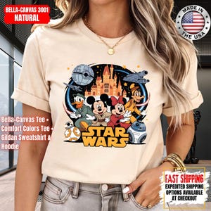 Disney Star Wars Shirt, Mandalorian Sweatshirt, Darth Vader Comfort Colors Shirt, Chewbacca Shirt, Star Jedi Shirt, Luke Skywalker Tee image 8