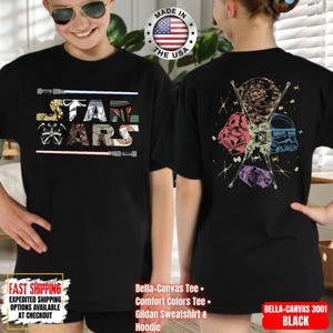 Disney Star Wars Shirt, Mandalorian Sweatshirt, Darth Vader Comfort Colors Shirt, Chewbacca Shirt, Star Jedi Shirt, Luke Skywalker Shirt afbeelding 10