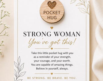 You Got This Pocket Hug Token Keepsake Friend Thinking of You Letterbox Gifts
