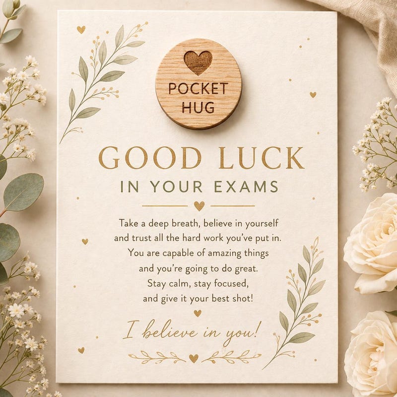 Exams Good Luck Card - Etsy UK
