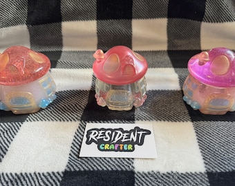 Custom Mushroom House Jars