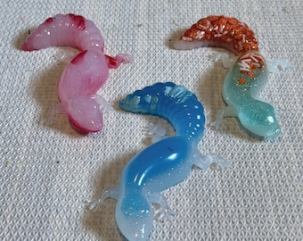 Custom Lizard Resin Figures
