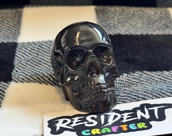 Black Resin Skull