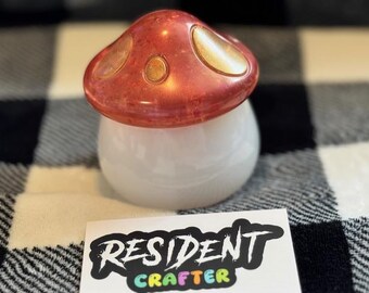 Red Mushroom Jar