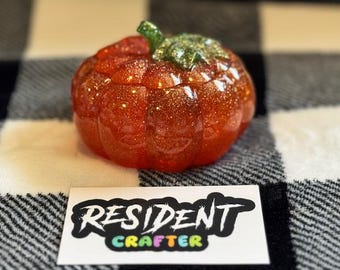 Orange Pumpkin Jar