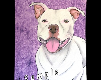 CUSTOM Pet Portrait Acrylic Painting 16x20