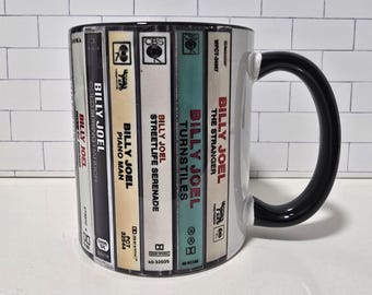 Billy Joel Coffee Mug | Classic Rock Inspired by|Gift for music lovers